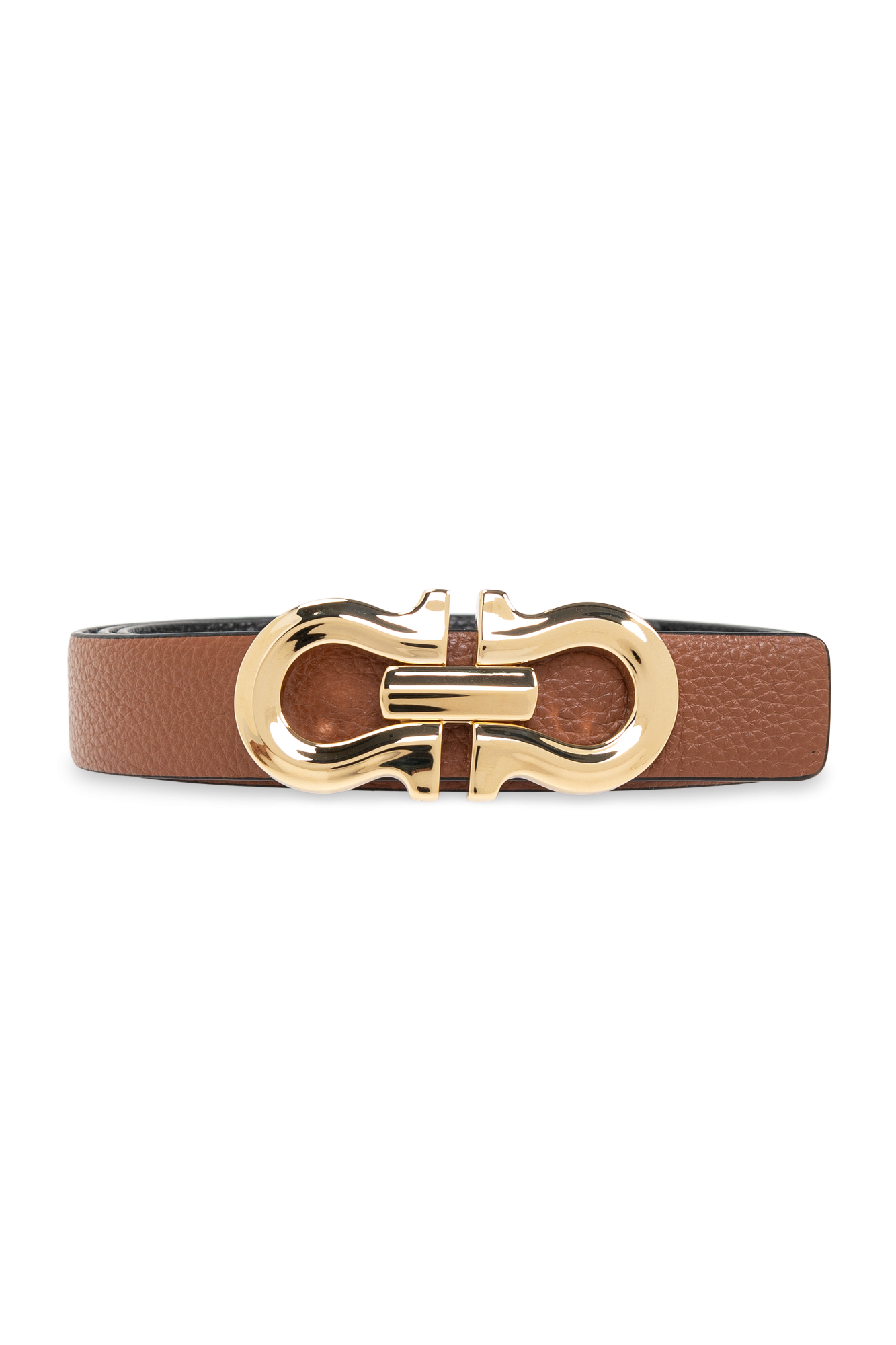 Cognac ferragamo belt hotsell